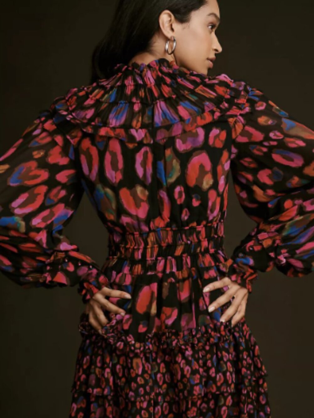 Farm Rio Iridescent Leopard Mini Dress NWT Size XL - Picture 6 of 6